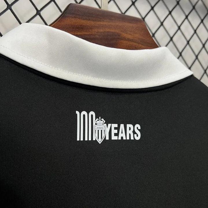 Maillot AS Monaco foot noir 2024 2025